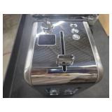 CUSIMAX Stainless Steel 2 Slice Toaster with LED Display, Extra-wide Slots, 6 Browning Settings, Cancel/Bagel/Defrost, Removable Crumb Tray, Silver