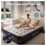 InnoTruth Queen Camping Air Mattress with Built-in Pump, Inflatable Blow up Mattress for Home & Guests, Family Choice Award Winner, 13" Raised Colchones Inflables Air Bed, Ideal for Travel & Outdoor