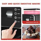 Shaved Ice Machine with Rapid Cooling, Portable Ice Cream Maker, Food-Grade Stainless Steel Material, Adjustable Speed Snowflake Ice Maker for Home, Party, School, Commercial Use & Church Events