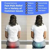 Primica Donut Pillow, Tailbone Pain Relief, Hemorrhoid & Postpartum Cushion for Men and Women, Helps Ease Discomfort from Tailbone, Hemorrhoids, Pregnancy, Surgery (Up to 220 LBS)