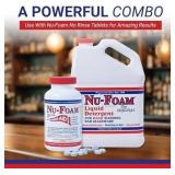 Nu-Foam Liquid Detergent for Bar Glassware - Original Streak-Free Solution - Hand Washing Bar, Tavern, Brewery Supplies - Concentrated - 1 Gallon, 2 Pack (2, 256, Fl Oz)