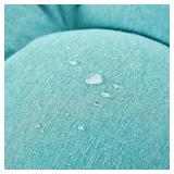ARTPLAN Seat/Back Outdoor Chair Cushion,Patio Chair Cushion with Tie,Tufted Patio Cushion Replacement,Set of 2,20X20X4