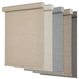 Persilux Blackout Roller Shades for Windows,Cordless,Linen Fabric,Roller Blinds for Windows,Thermal Insulated Fabric UV Protection,Window Shades for Home,Office,Bedroom,Door,Blackout-Beige,Custom Now