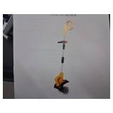 DEVONIC Cordless Electric Garden Tiller,21V 330RPM Tiller Cultivator 8" Tilling Width and 6" Depth Garden Rototiller with 2 * 2.0Ah Batteries for Lawn/Gardening (Cordless Tiller+2 Batteries)