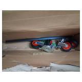 Upgraded Foldable Push Cart Dolly | 660 lbs. Capacity Moving Platform Hand Truck | Heavy Duty Space Saving Collapsible | 4  TPR 360-Degree Silent Wheels | 2 Swivel Wheels and 2 Fixed Wheels