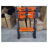 $110 6 Step Ladder,Folding Step Stool with Safety handrail,Wide Anti-Slip Pedal,Thick Rubber Feet,Lightweight Heavy Duty Foldable & Portable,330 lbs Capacity Step Tool for Home,Black