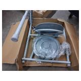 Drive Medical Folding Steel Bedside Commode