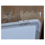 H-Qprobd White Board Dry Erase Whiteboard for Wall, 24"x24" Hanging Wall Mounted Magnetic Whiteboard Aluminium Frame for Home, Office, School, Kitchen