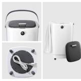 Large Towel Warmers for Bathroom,Luxury Portable Bucket Towel Warmer Fits Up to Two 70"X80" Oversized Towels with Timing Auto Shut Off,Grey