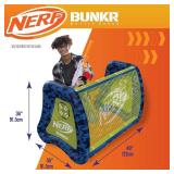 $119 NERF NERF Stadium Pack   8-Piece Inflatable Barricade Shield Bunker Set for War, Laser Tag, Foam Dart Blasters, Gel Blasters, Water Blasters & Outdoor Battle Play