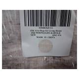 AMOAMI-6FT Round Rug-Rugs for Living Room-Vintage Soft Beige Rugs for Bedroom-Non Slip Circle Rug-Machine Washable Rug for Dining Room Living Room Bedroom Office Under Table