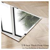 VocalStar Frameless Bathroom Mirror, 18" x 26" Rectangle Wall Mirror with Beveled Edge, Modern Decorative Vanity Mirrored for Living Room, Entryway, Bedroom | 1/4-Inch Shatterproof Glass