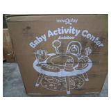 $150 Move2Play 4-in-1 Baby Activity Center | Montessori-Inspired Design | 8 Interactive Toys | Tummy Time, Exersaucer & Toddler Table | Shower Gift | Essential | Must Have for 3, 6, 12 Month Old (Sun)