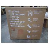 $150 Move2Play 4-in-1 Baby Activity Center | Montessori-Inspired Design | 8 Interactive Toys | Tummy Time, Exersaucer & Toddler Table | Shower Gift | Essential | Must Have for 3, 6, 12 Month Old (Sun)