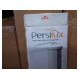 Persilux Cordless Blackout Roller Shades with Valance, Thermal Insulated Fabric Window Blinds, Free-Stop Shades for Home, Door and Bedroom (Black, 34.5"W x 72"H)