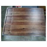 BLUEWEST Noodle Board Stove Cover with Handles, 3 in 1 Wood Stove Top Covers Board for Gas Burners and Electric Stove, Wooden RV Stovetop Cover, Tray for Kitchen Counter Space (Warm Acacia)