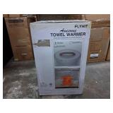 Large Towel Warmer for Bathroom - Heated Towel Warmers Bucket, Wood Handle, Auto Shut Off, Fits Up to Two 40"X70" Oversized Towels, Bathrobes, Blankets, for Mother