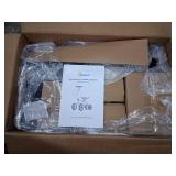 $130 Akoasm Collapsible All Terrain Knee Scooter for Adults for Foot Surgery, Adjustable Knee Walker Cart with Basket, Alternative to Crutches for Broken Leg Ankle Injuries, Dual Brakes, Grey