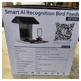 $110 Bird Feeder with Camera-2K HD & Full Color Night Vision, Free AI Forever for 1,1000+ Species Identification, Solar Powered Wireless Outdoor, Includes 64GB TF Card, Two-Way Audio, App Alerts