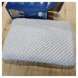 Cooling Gel Memory Foam Pillow - 1-Pack - King Size Bed Pillows For Sleeping - Medium-Firm - Back, Stomach and Side Sleeper Pillow - Shoulder & Back Pain Relief - Washable , Bamboo Viscose Cover