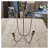 Candlestick Holders Cast Iron 5-Arm Candelabra for Taper Vintage Stand for Home Decor & Weddings Decorative Stand