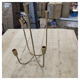 Candlestick Holders Cast Iron 5-Arm Candelabra for Taper Vintage Stand for Home Decor & Weddings Decorative Stand