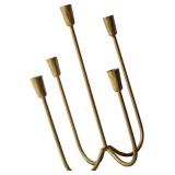 Candlestick Holders Cast Iron 5-Arm Candelabra for Taper Vintage Stand for Home Decor & Weddings Decorative Stand