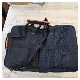 DJ Controller Case for DDJ-FLX4/ 200/400/SR2/REV1 Numark Party Mix 2/Mixtrack Platinum FX with 15.6" Laptop Compartment, DJ Controller Bag with Thick EVA Padding, Black+Orange