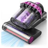 Mattress Vacuum Cleaner 550W 18KPa Bed Vacuum Cleaner with Smart Dust Sensor, UV-C Light, 149 F Heat, HEPA Filter, Handheld for Bed Sofa Couch