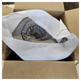 Foam Ball Pit, 35.4"x 11.8" Ball Pits for Toddlers, Soft Round Kiddie Baby Playpen Ball Pool for Kids, Ideal Gift for Babies Indoor and Outdoor Game, Grey, (Balls not Included)