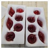 12 Pcs Burgundy Glass Christmas Ornaments, Mercury Vintage Christmas Ball Ornaments Red Hanging Hand Blown Glass Balls for Home Xmas Tree Birthday Party Holiday Wedding Decor, 2.36 Inch