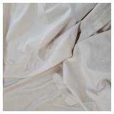 Tan Cotton Velvet Curtain one Panel 52x96 Inch 4 Panels