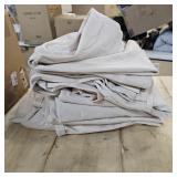 Tan Cotton Velvet Curtain one Panel 52x96 Inch 4 Panels