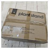 Bamworld Plant Stands with Grow Light Indoor 4 Sets Plant Shelves Outdoor Wooden Plant Holder for Multiple Plants Flower Stands Window Warm Light