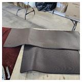 StepRite Kitchen Mats, 2PCS Kitchen Rugs, Cushioned Anti Fatigue Kitchen Mats for Floor, Non-Slip Standing Desk Mat, Waterproof Kitchen Rug Set for Kitchen, Floor, Office, 17.3"x30"+17.3"x47", Brown