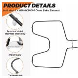 Upgraded WB44K10005 WB44K10001 Oven Bake Element Suitable for GE Hotpoint Americana Oven model RB526H3WW,RB757BH1WH,RB787WH1WW,RB787CH2CC,JBS03H2WH,36291114101,ABS200P1WW, JB14Y1DC,etc. by Beaquicy