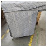 PureFit Reversible Quilted Sofa Cover, Water Resistant Medium Slipcover Furniture Protector, Washable Couch Cover with Non Slip Foam and Elastic Straps for Kids, Dogs, Pets (Loveseat, Gray/Light Gray)