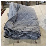 PureFit Reversible Quilted Sofa Cover, Water Resistant Medium Slipcover Furniture Protector, Washable Couch Cover with Non Slip Foam and Elastic Straps for Kids, Dogs, Pets (Loveseat, Gray/Light Gray)