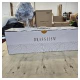 Buffet Lamps Set of 2, 28.5" Tall Brass Finish Lamps for Entryway, Hallway, Console Table, Dining Sideboard or Living Room, UL Certified with Pull Chain, Linen Shade, Urban Luxury Style