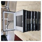 BOOVO Jewelry Box for Women, Black 6 Layer Large Jewelry Organizer with Glass Lid for Necklace, Bracelet, Earrings, Rings Storage, Jewelry Organizers and Storage for Girls Gift (Clear Black, 6 layer)