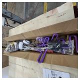 59pcs Paintless Dent Rods Repair Tools with Knock Down Pens,Red Soft Caps,Red Wedge and More,Suitable Removal Hail Damage,Dings and More for Car Body Dent Repair