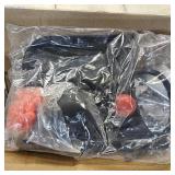 59pcs Paintless Dent Rods Repair Tools with Knock Down Pens,Red Soft Caps,Red Wedge and More,Suitable Removal Hail Damage,Dings and More for Car Body Dent Repair