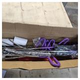 59pcs Paintless Dent Rods Repair Tools with Knock Down Pens,Red Soft Caps,Red Wedge and More,Suitable Removal Hail Damage,Dings and More for Car Body Dent Repair