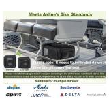 Pecute Cat Carrier Expandable, Airline Approved Cat Soft-Sided Carriers, Breathable Pet Carriers up to 5kg/12lbs, Collapsible Cat Bag Carrier Great for Travel, Outdoor, Hiking, Camping, Dark Gray