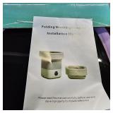 Portable Washing Machine, Mini Washer,16L Upgraded Large Capacity Foldable Washer.Deep Cleaning of Underwear, Baby Clothes and Other Small Clothes.Suitable for Apartments, Dormitories, Hotels.(Purple)