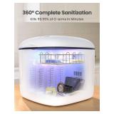 $110 GROWNSY UV Sanitizer and Dryer, 4in1 Cleaner and Sanitizing Machine UV Sanitizer Box Household for Baby Bottles Toys Clothes Baby Stuff, for Family Toothbrush Beauty Tools Phone