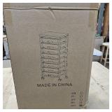 Rolling Cart with Drawers,8 Drawer Rolling Cart,Rolling Drawer Cart,Rolling Storage Drawer Cart,White Rolling Cart,Utility Cart with Drawers and Wooden Tabletop