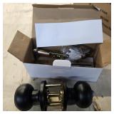 Lanwandeng (10 Pack) Black Door Knobs with Lock and All Keys Alike, Interior/Exterior Door Knob for Bedroom or Bathroom, Entry Door Locks