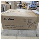 Ehaho Adjustable Trailer Hitch, Drop Hitch 2 Inch Receiver with 6 Inch Drop/Rise for Truck 12,500 LBS GTW, Waterproof Double Anti-Theft Locking Hitch Pins