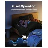 $105 warmiplanet Ceiling Fan with Lights Remote Control, 52 Inch, Brushed Nickel (5-Blades)